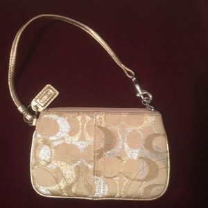 Coach signature wallet/mini clutch